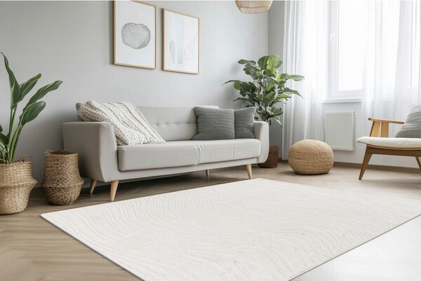 RAVNO TKANA PREPROGA 120/170 cm tkano slonova kost