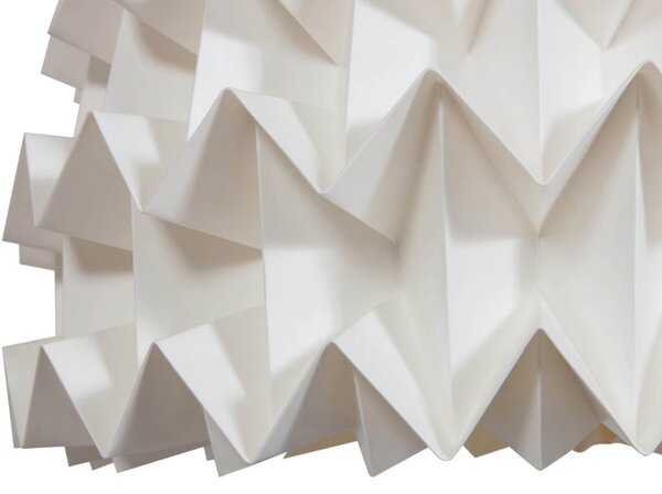 Viseča svetilka ORIGAMI papirnata 26 cm, kremna