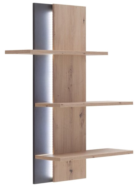 STENSKI REGAL 95/118/25 cm barve hrasta