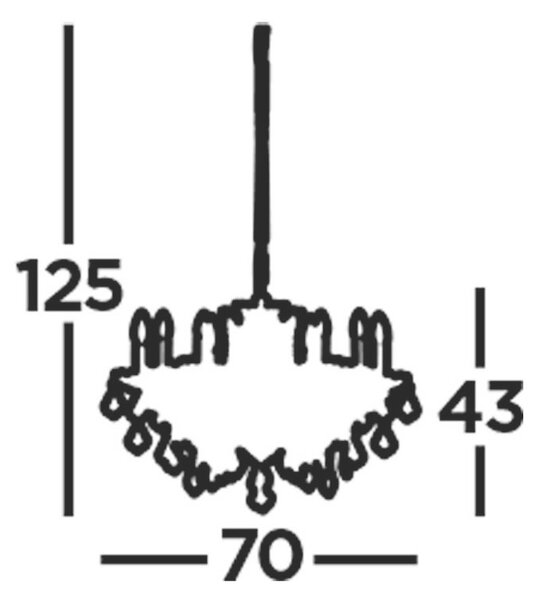LESTENEC 70/70/43 cm 60 W