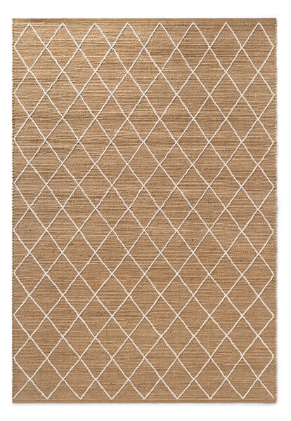 Ročno tkana preproga iz jute v naravni barvi 80x150 cm Kunu – Hanse Home