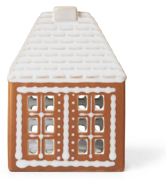 Keramičen svečnik za čajno svečko Gingerbread Lighthouse – Kähler Design