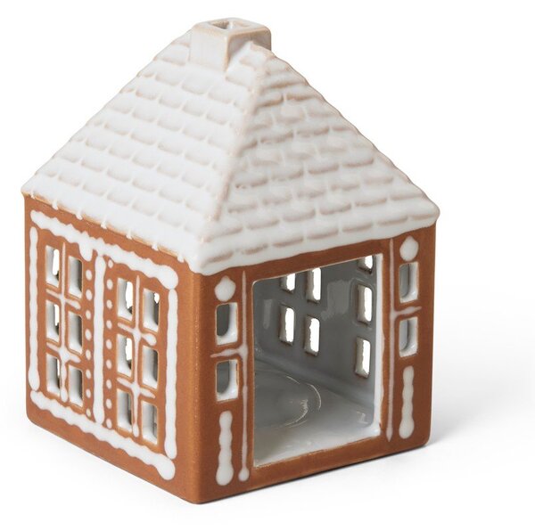 Keramičen svečnik za čajno svečko Gingerbread Lighthouse – Kähler Design