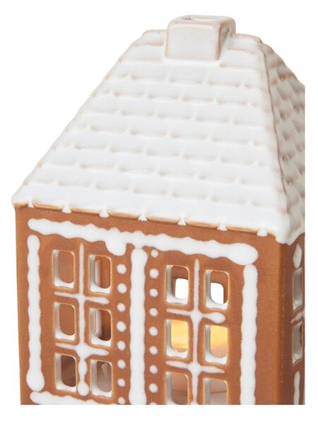 Keramičen svečnik za čajno svečko Gingerbread Lighthouse – Kähler Design