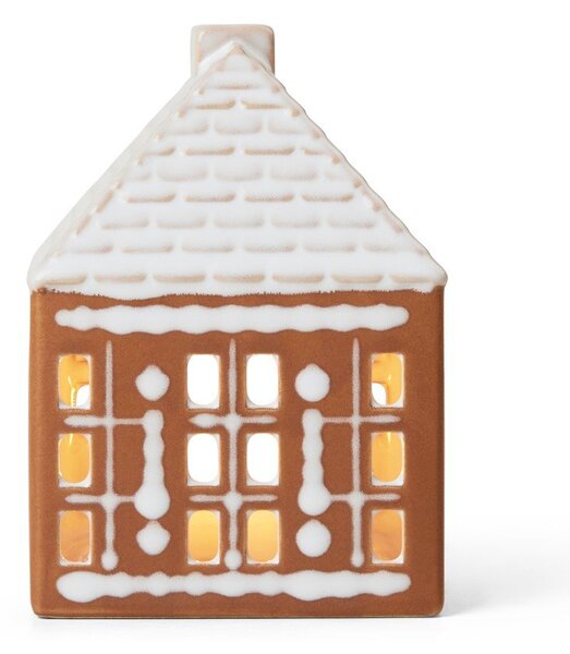 Keramičen svečnik za čajno svečko Gingerbread Lighthouse – Kähler Design