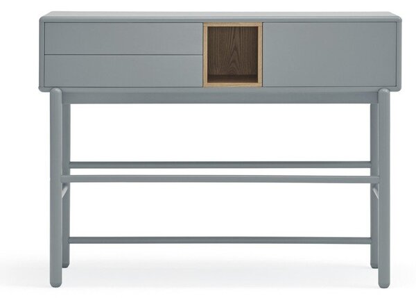 Modra/siva stranska mizica 35x120 cm Corvo – Teulat