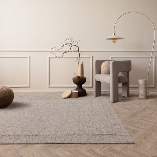 Bež ročno tkana volnena preproga 120x170 cm Larson – Asiatic Carpets