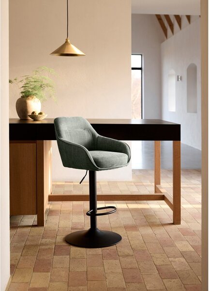 Zeleni barski stoli v kompletu 2 ks (višina sedeža 69 cm) Avola – Unique Furniture