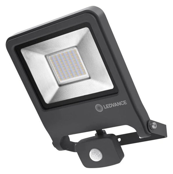 Zunanji LED 50W reflektor s senzorjem IP44 črn