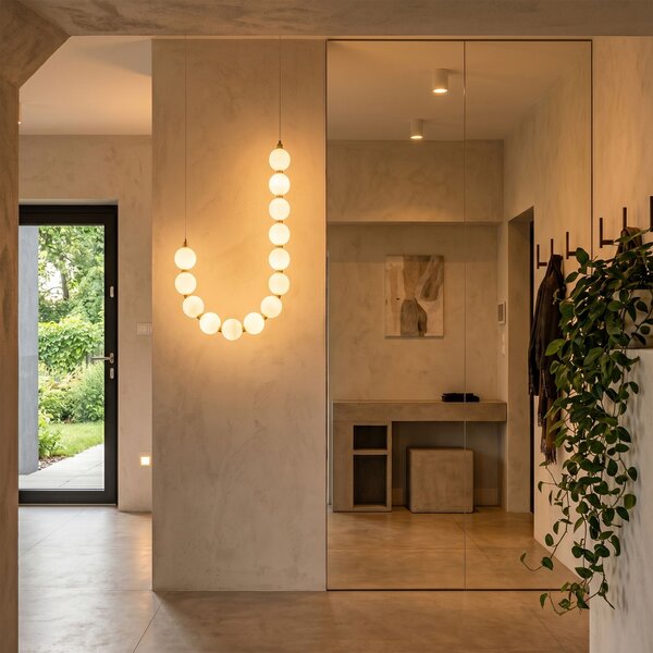 LED viseča stropna svetilka LHJ119-CP krtačeno zlato