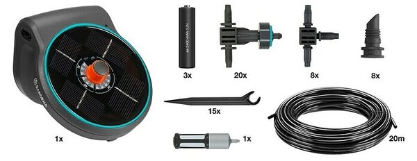 Gardena Set za zalivanje AquaBloom (Na sončno energijo)