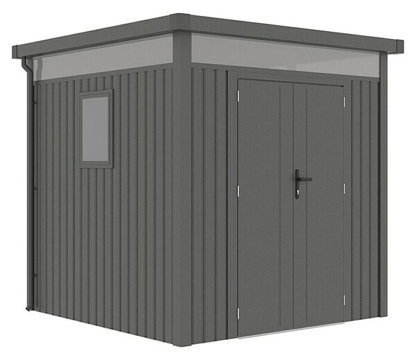 Gardol Vrtna lopa Cubus (Zunanje dimenzije vključno s strešnim previsom (Š x G): 230 x 230 cm, Kovina)