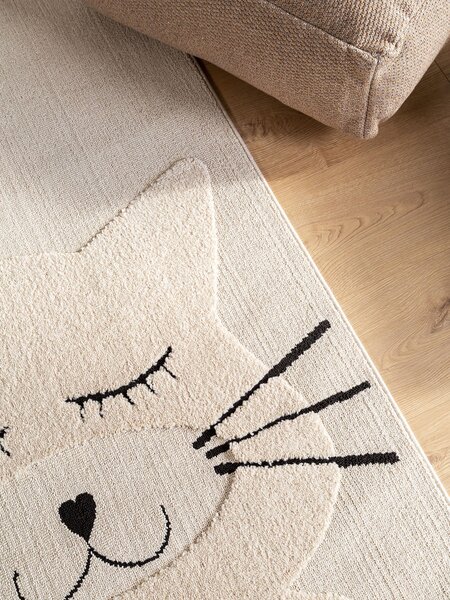Otroška preproga Momo Cat Cream