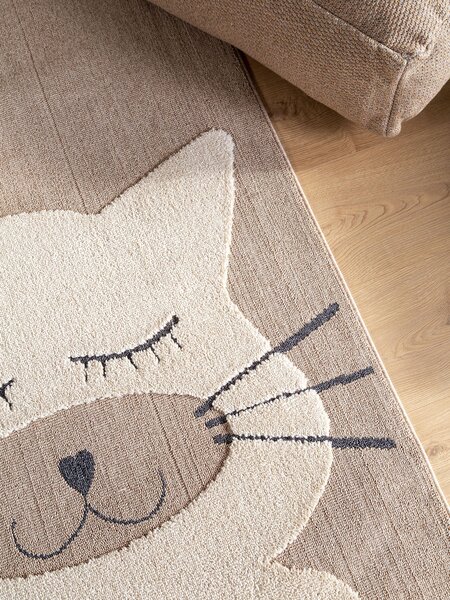 Otroška preproga Momo Cat Beige