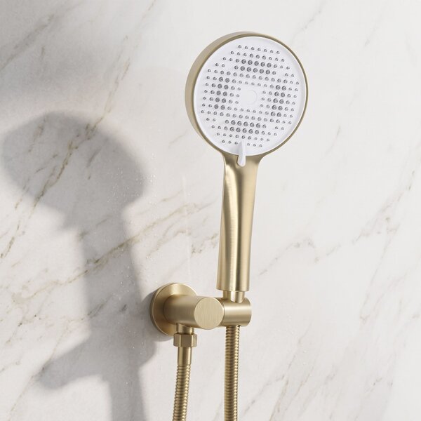 Komplet za tuširanje za vgradnjo Rea Grace Brush Gold + BOX