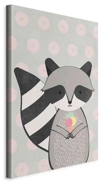 Artgeist Slika Na Platnu Glutton Raccoon