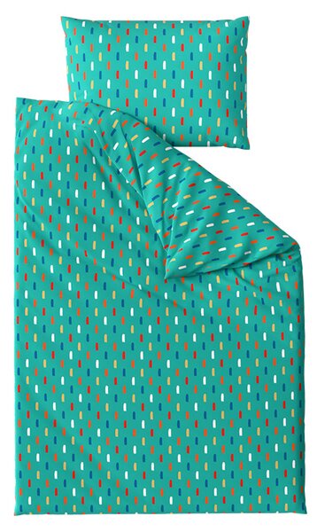 Posteljnina iz mikrovlaken LUNIRA turkizna Dimenzije posteljnine: 70 x 90 cm | 140 x 200 cm