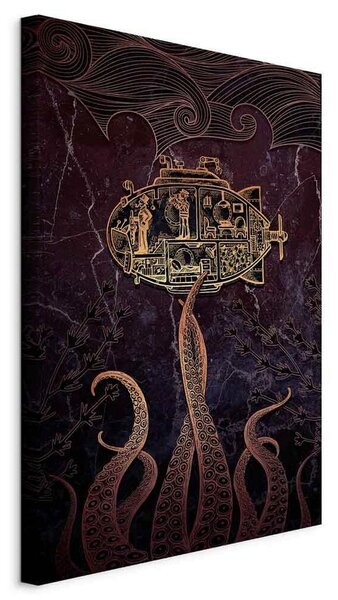 Artgeist Slika Na Platnu Golden Submarine