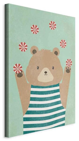 Artgeist Slika Na Platnu Juggling Bear