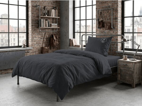 Bombažna posteljnina PLAIN BEAUTY temno siva Dimenzije posteljnine: 60 x 70 cm | 140 x 220 cm