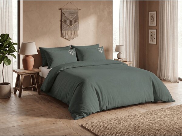 Bombažna posteljnina PLAIN BEAUTY zelena Dimenzije posteljnine: 60 x 70 cm | 140 x 220 cm