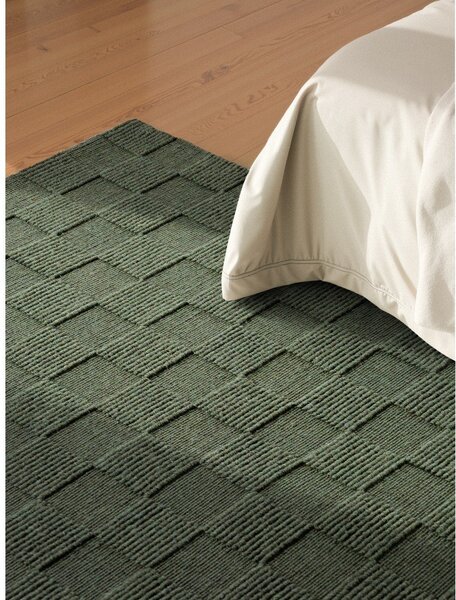 Temno zelena ročno tkana volnena preproga 120x170 cm Scala – Villeroy&Boch
