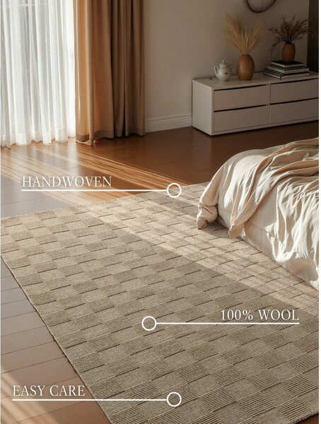 Bež ročno tkana volnena preproga 160x230 cm Scala – Villeroy&Boch