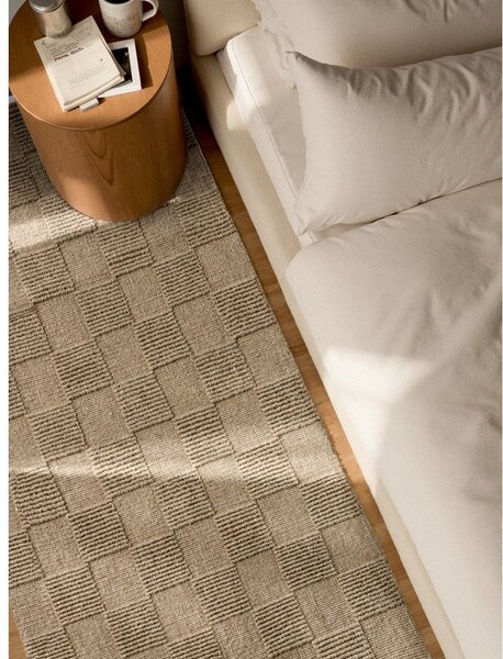 Rjav ročno tkan volnen tekač 80x200 cm Scala – Villeroy&Boch