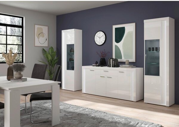 MID.YOU Vitrina Skylight, Bela, Visoki Sijaj