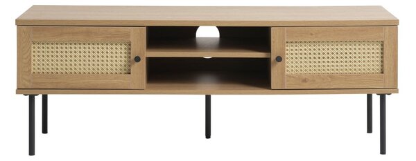 TV omarica v hrastovem dekorju 120x43 cm Pensacola – Unique Furniture