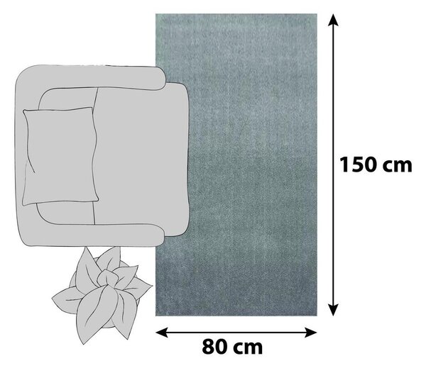 Mömax Preproga Z Visokim Florom Ata, Bež, 80x150cm