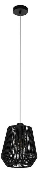 Eglo Persley LED viseča svetilka (60 W, Ø x V: 22 x 110 cm, Črna, Število svetlobnih elementov: 1 kos)
