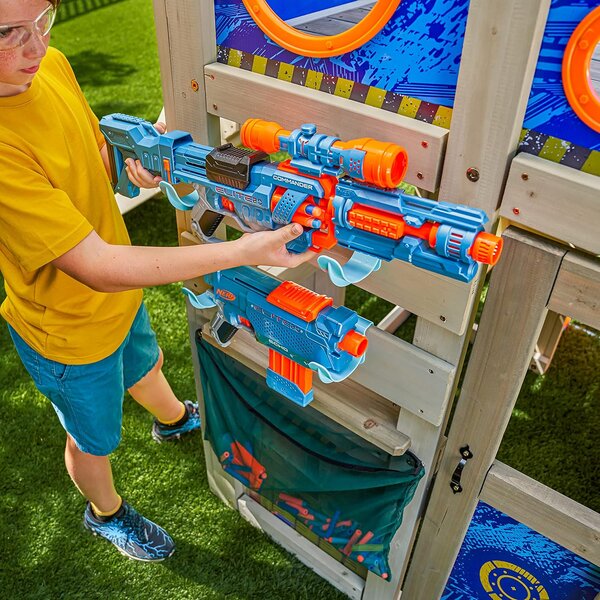 Otroško igrišče za vrt NERF BATTLE FORT 4,45x1,84 m