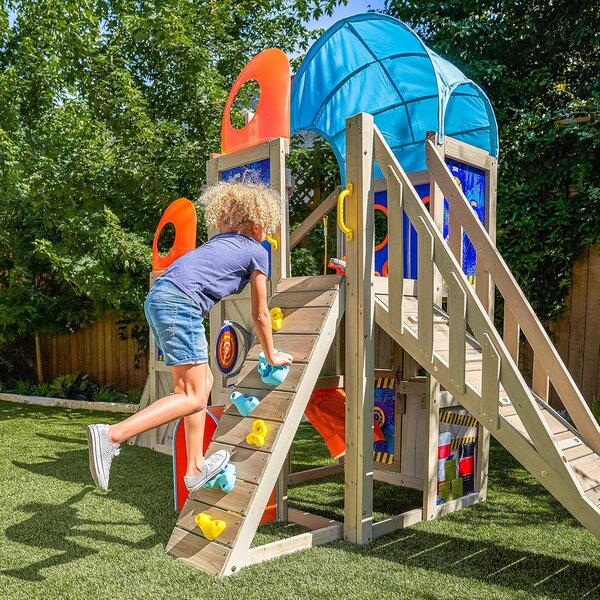 Otroško igrišče za vrt NERF BATTLE FORT 4,45x1,84 m