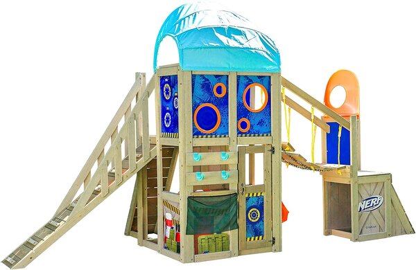 Otroško igrišče za vrt NERF BATTLE FORT 4,45x1,84 m
