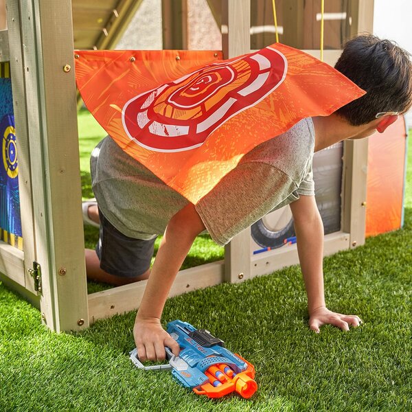 Otroško igrišče za vrt NERF BATTLE FORT 4,45x1,84 m