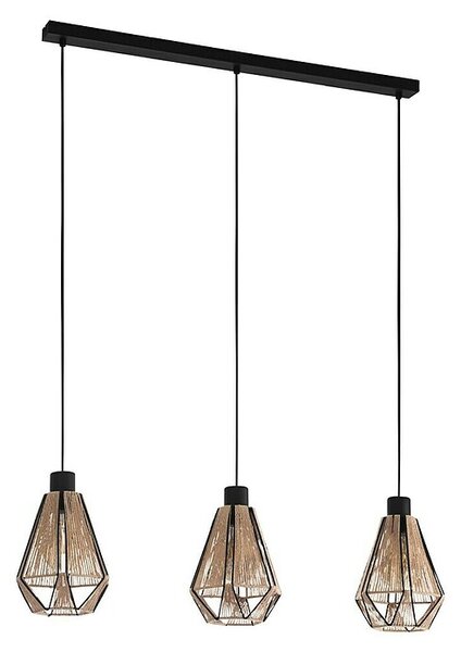 Eglo Viseča svetilka ADWICKLE (40 W, Do x Š x V: 87 x 14,5 x 11 cm, E27, 3 kos)