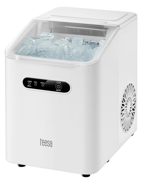 110W barski aparat za izdelavo ledenih kock 1L ledomat bel