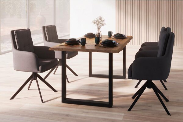 Bessagi Home Jedilna Miza Len, Hrast, 180x90