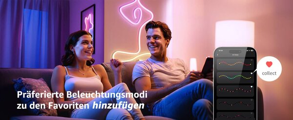 Pametni WiFi RGBIC LED svetlobni trak v mat cevi 5m IP68 Tuya Alexa Google assistant