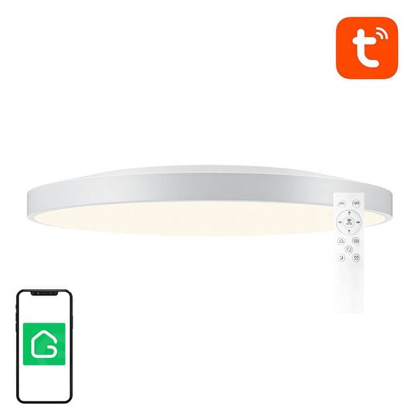 24W pametna LED WiFi nadometna svetilka 32cm RGBCW Tuya Alexa Google assistant