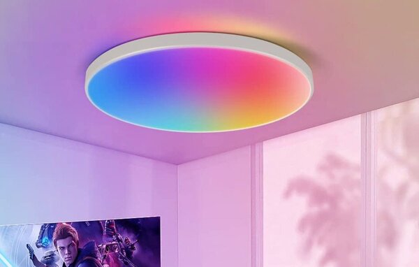 24W pametna LED WiFi nadometna svetilka 32cm RGBCW Tuya Alexa Google assistant