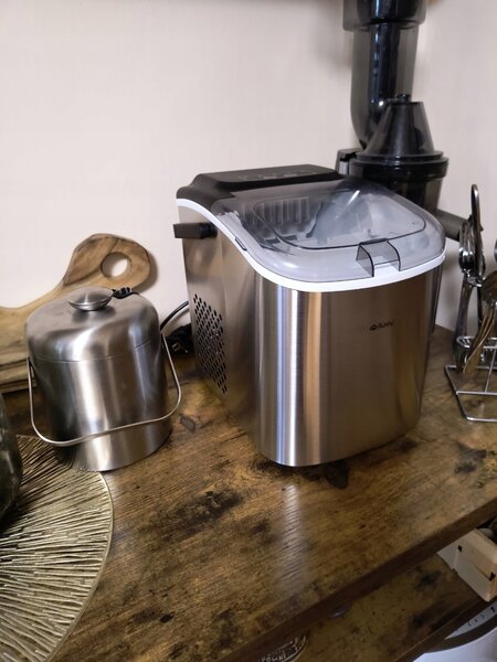 Barski aparat za izdelavo ledenih kock 1200ml ledomat inox