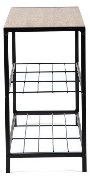 Črna jeklena omarica za čevlje 63x44x30 cm Asten – Bonami Essentials