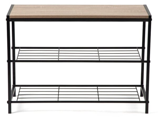 Črna jeklena omarica za čevlje 63x44x30 cm Asten – Bonami Essentials