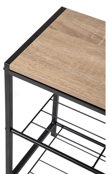 Črna jeklena omarica za čevlje 63x44x30 cm Asten – Bonami Essentials