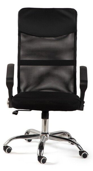 Črn oblazinjen pisarniški stol Arco – Bonami Essentials