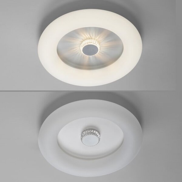 JUST LIGHT. 14383-16 - LED Zatemnitvena stropna svetilka VERTIGO LED/26W/230V + Daljinski upravljalnik