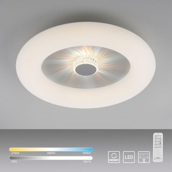 JUST LIGHT. 14383-16 - LED Zatemnitvena stropna svetilka VERTIGO LED/26W/230V + Daljinski upravljalnik