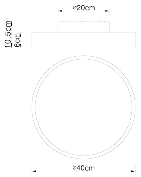 Globo 41744-24S - LED Zatemnitvena stropna svetilka WISS LED/24W/230V + Daljinski upravljalnik